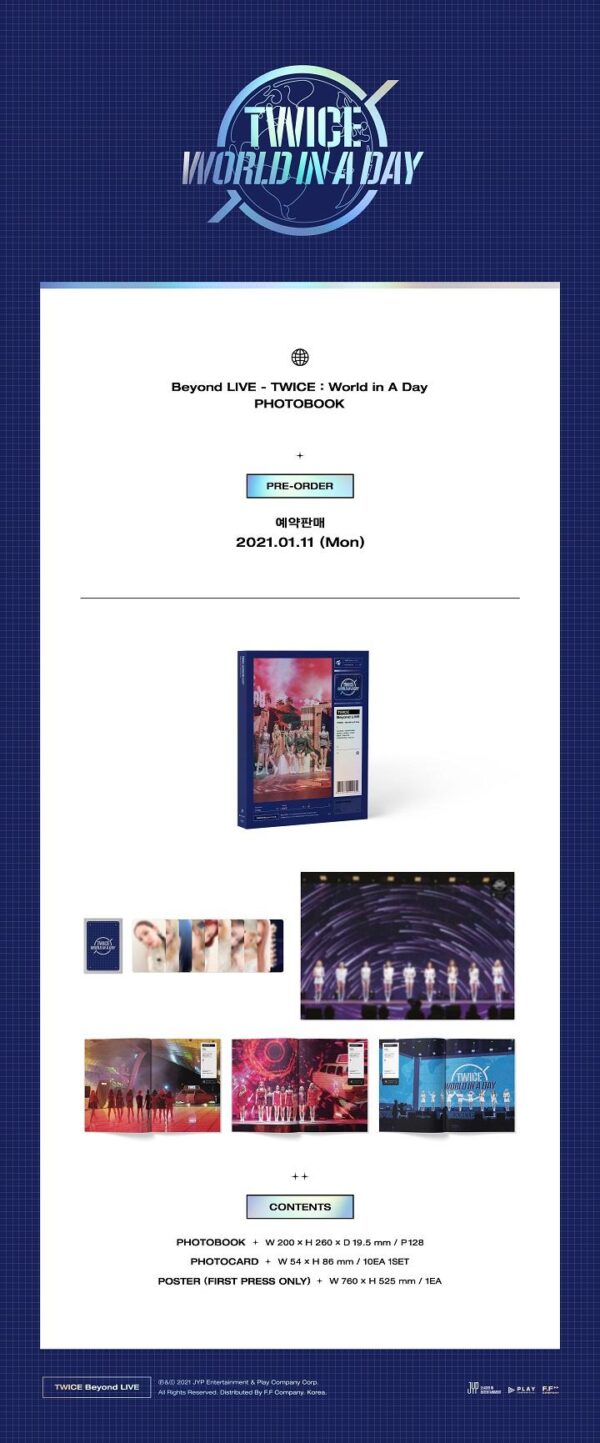 TWICE Beyond LIVE TWICE World in A Day PHOTOBOOKPoster 1