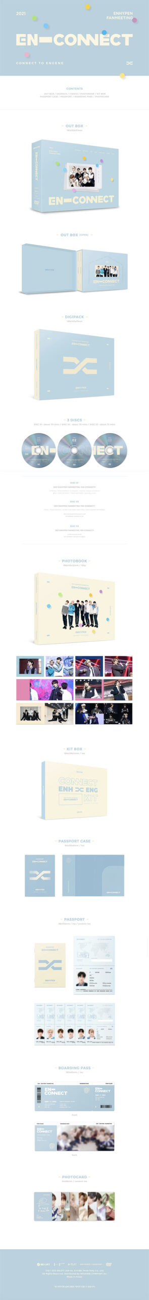 2021 ENHYPEN FANMEETING EN CONNECT DVD fanmeeting recording