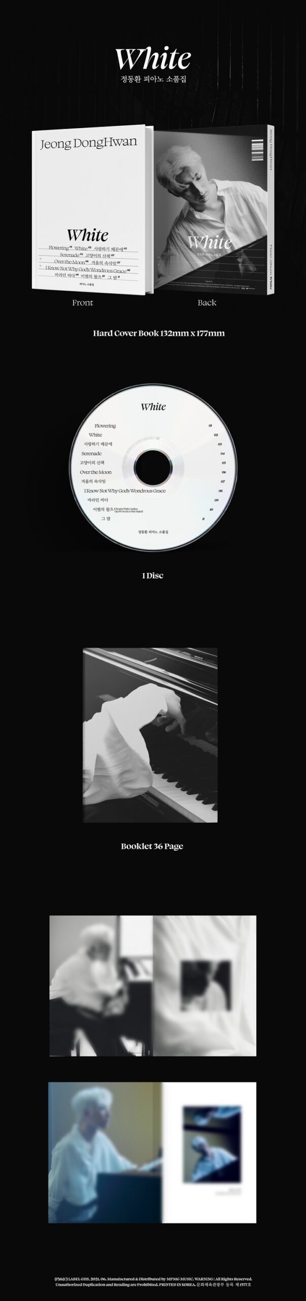 Album WHITE de Jeong Dong Hwan