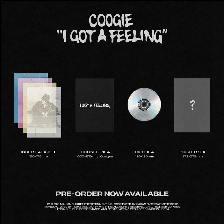 EP Album de COOGIE I GOT A FEELING CD