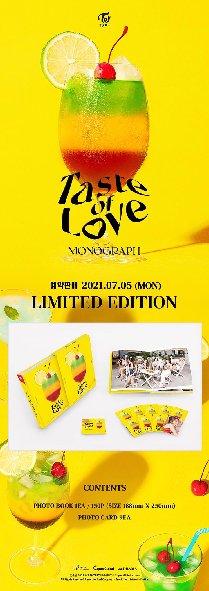 PhotoBook de TWICE MONOGRAPH TASTE OF LOVE 1