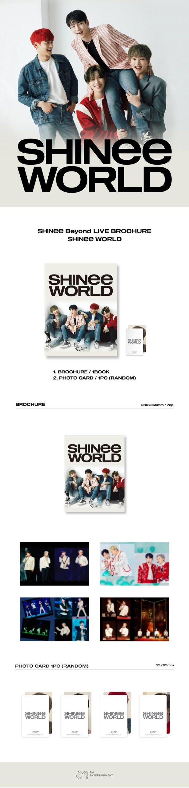 SHINee BEYOND LIVE BROCHURE SHINEE WORLD 1