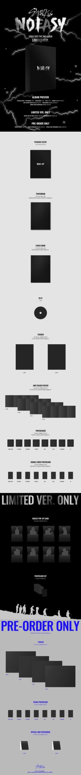 Stray Kids Vol.2 NOEASY Edicion limitada