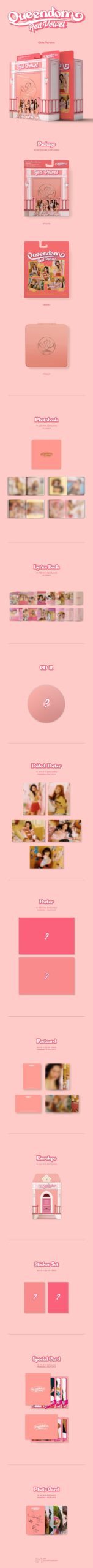 6th Mini Album de RED VELVET Queendom Case VER. 1