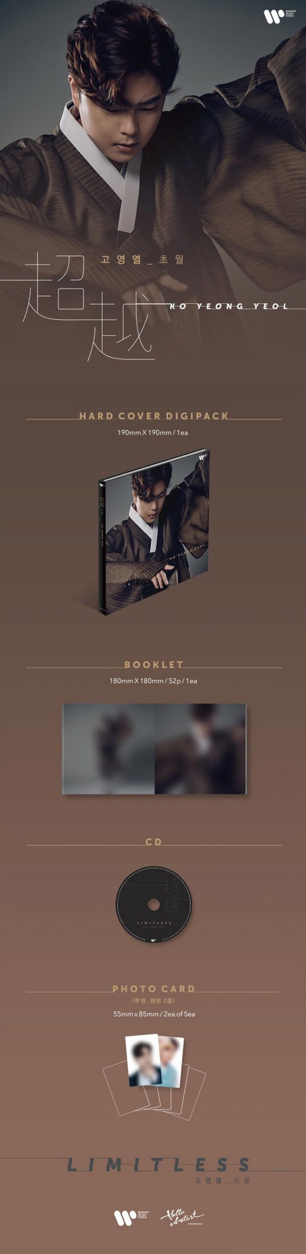 2st Album de KO YEONG YEOL LIMITLESS