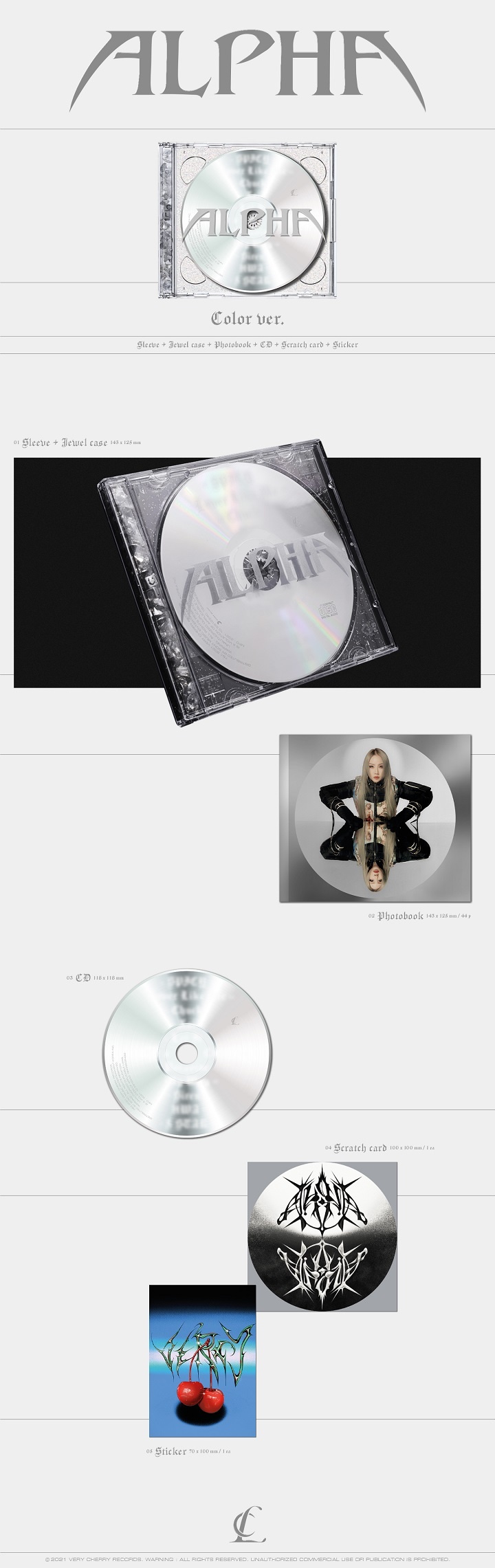 Album de CL ALPHA Color Ver. 1