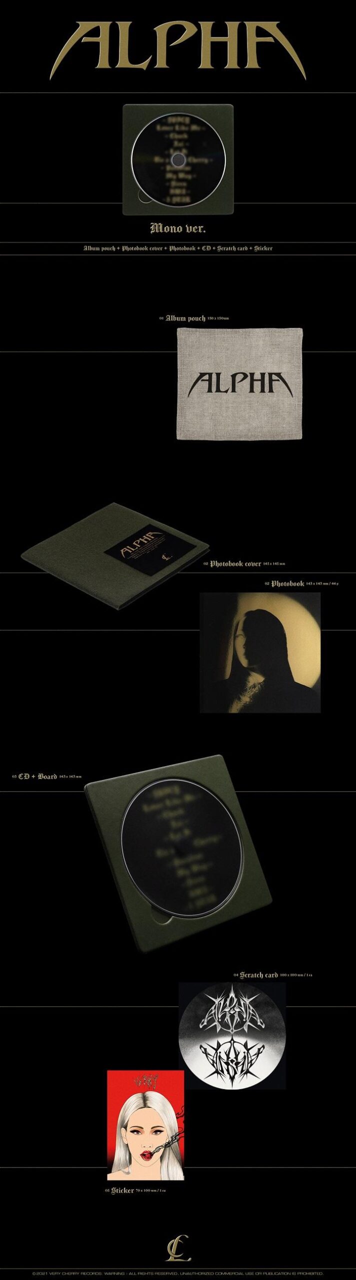 Album de CL ALPHA Mono Ver. 1