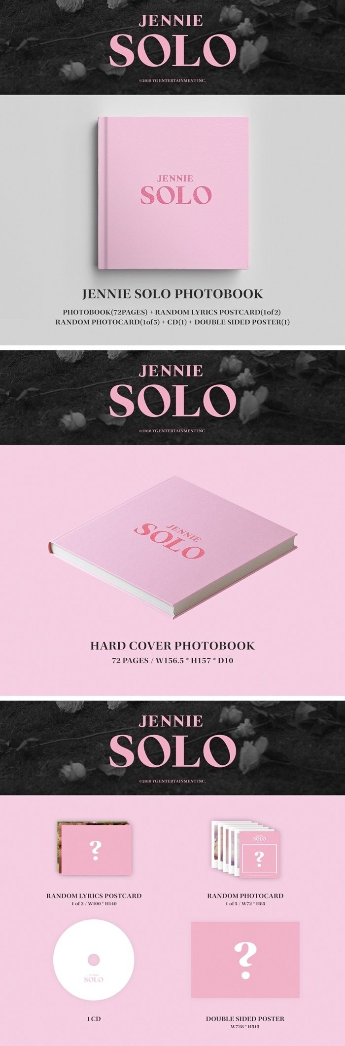 JENNIE BLACKPINK SOLO PHOTOBOOK 1