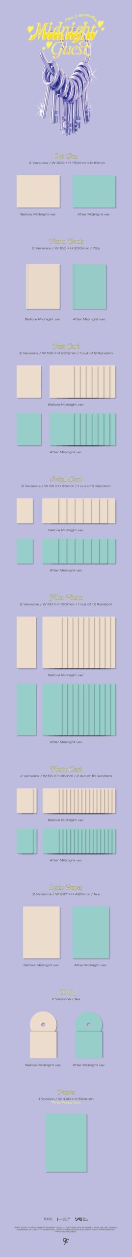 4th Fromis 9 Mini Album – Midnight Guest Random Ver.