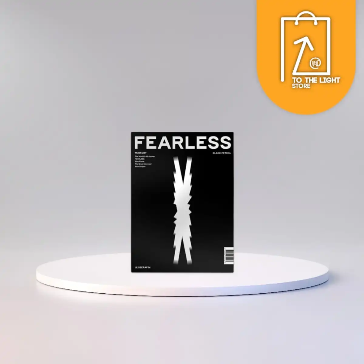 1st Mini Album de LE SSERAFIM FEARLESS BLACK PETROL Ver. 1