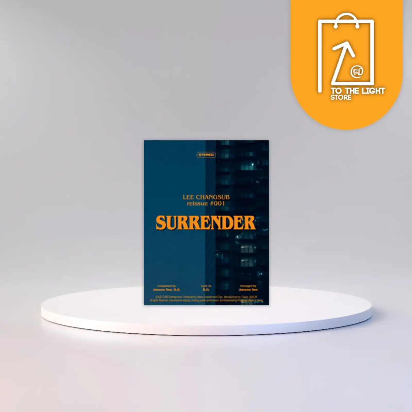 LEE CHANGSUB BTOB Special Single Special Single de LEE CHANGSUB BTOB Reissue 001 SURRENDER Platform Ver.