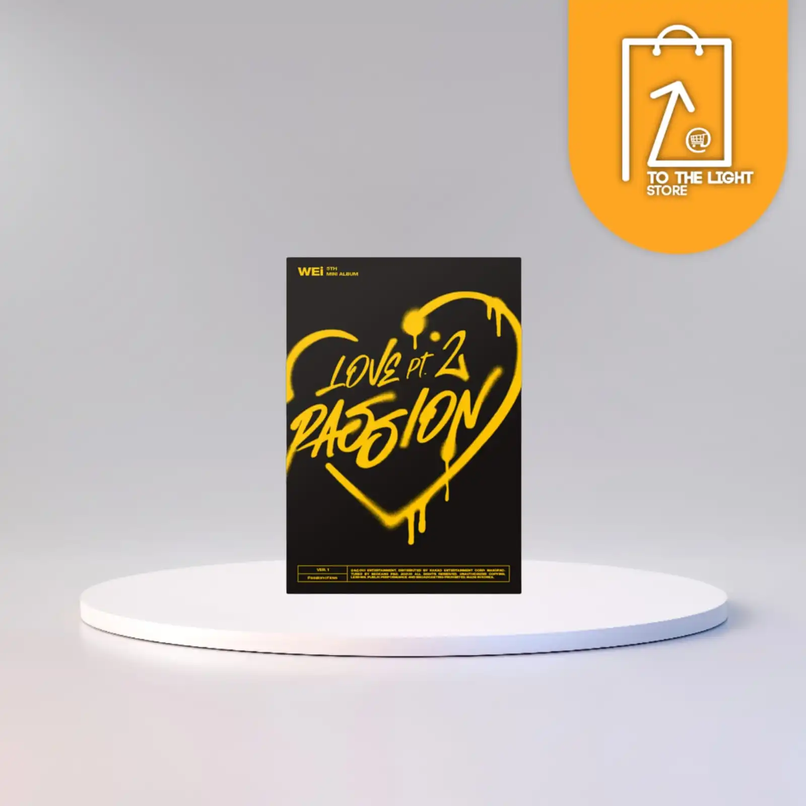 *WEi Mini Album - 5th Mini Album de WEi - Love Pt.2 : Passion (SET Ver.)*