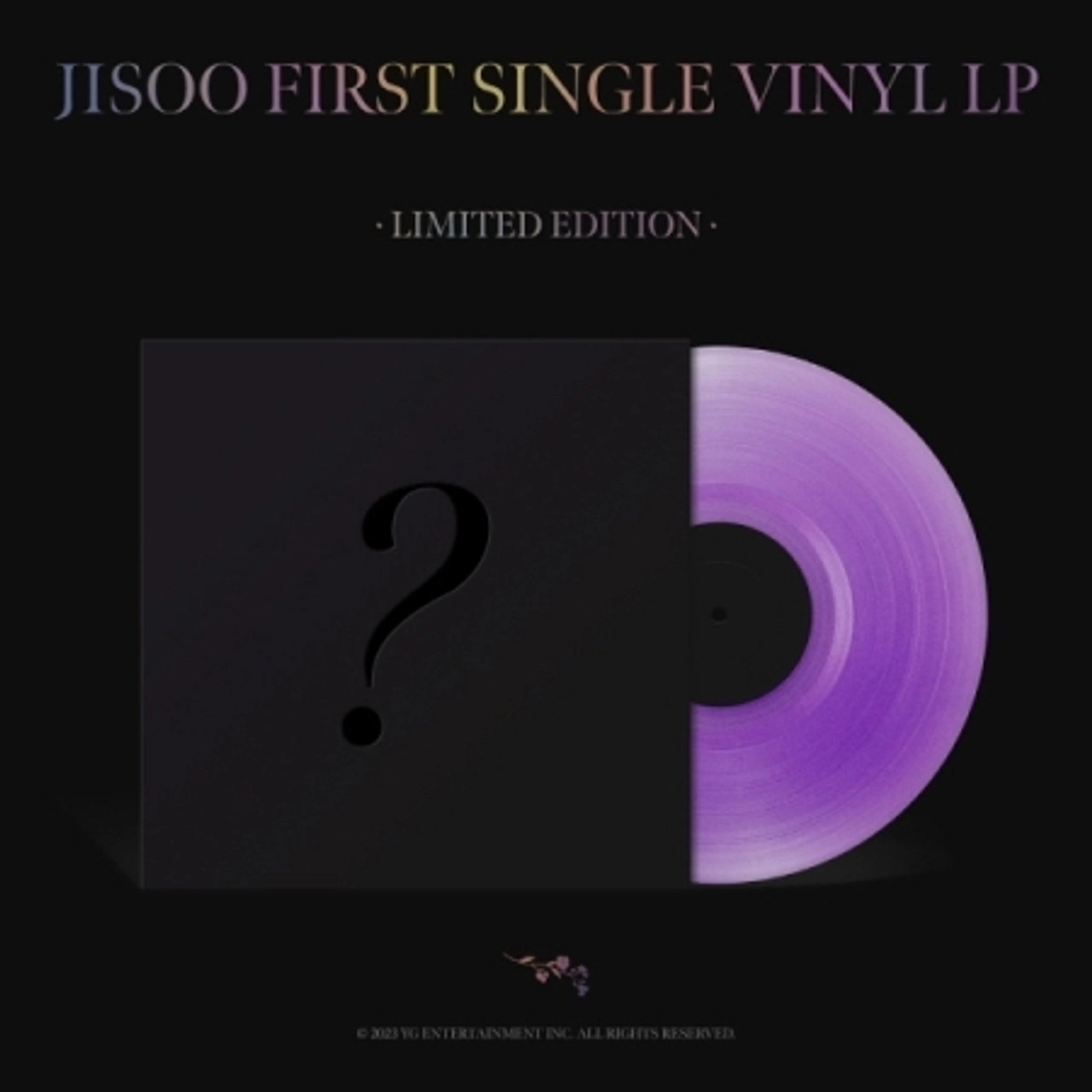 JISOO BLACKPINK FIRST SINGLE ALBUM LP Limited Edition